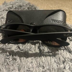 Ray-Ban Matte Black Sunglasses with Case